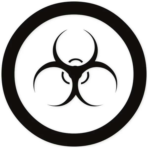 contamination · danger · biological · sign · concentric