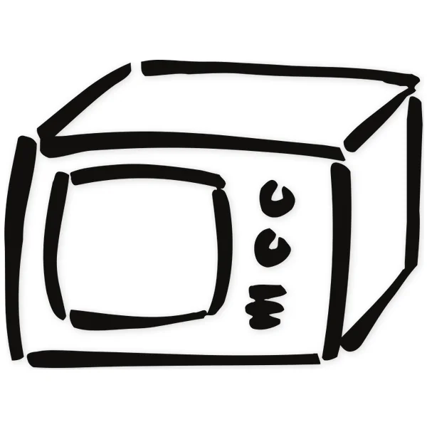 oven · microwave · television