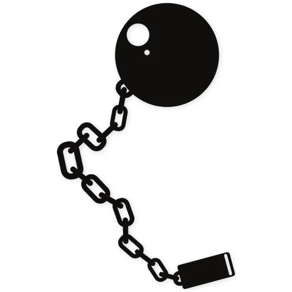 prisoner · prison · chain · ball