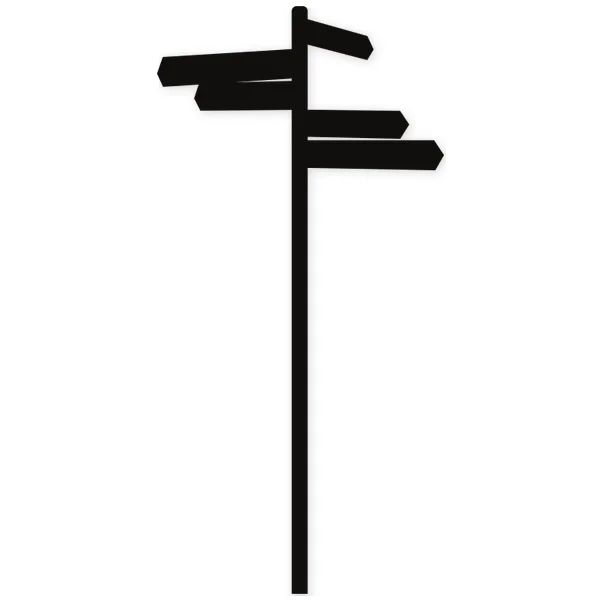 way · direction · sign
