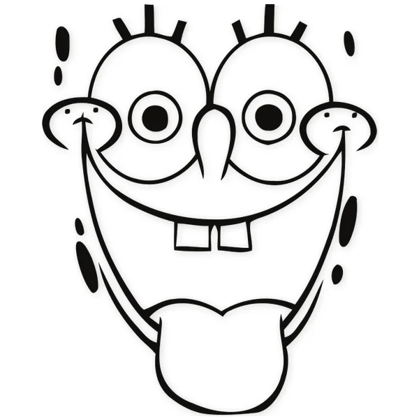 tongue · sponge bob · cartoons