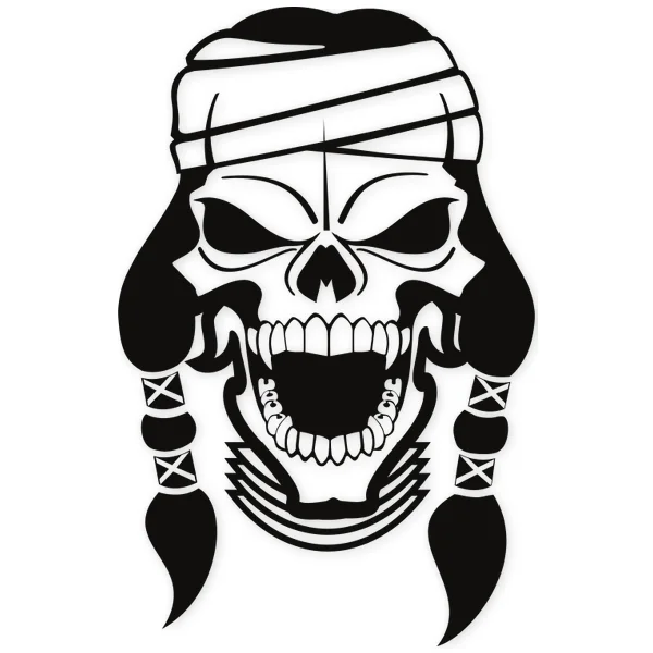 pigtails · skeleton · skull · dead
