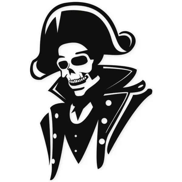 esqueleto · pirata · sombrero · muerte