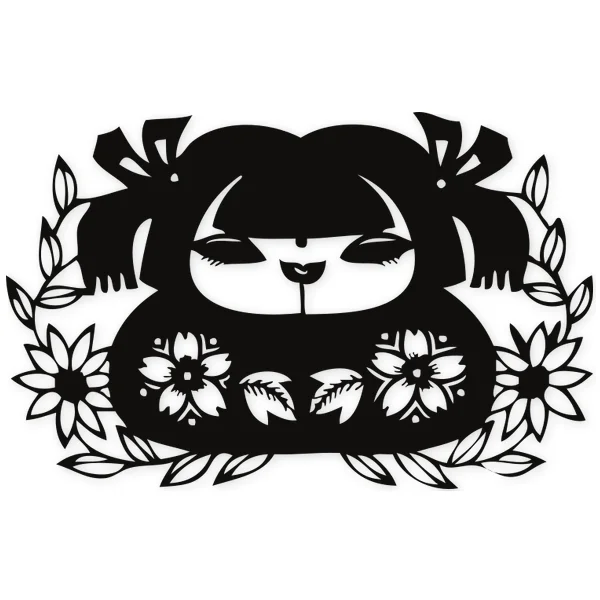 geisha · chinese · decoration · japanese