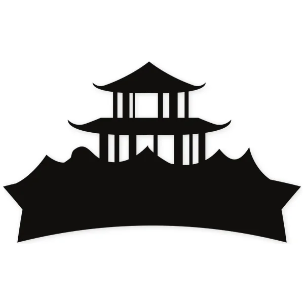 tradicional · edificio · torre · chino · japones