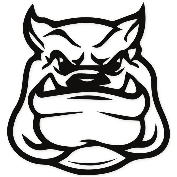 bulldog · fangs · mascot
