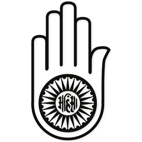 ahimsa ยท jainism ยท hindu ยท indian ยท hand ยท symbols and heraldry