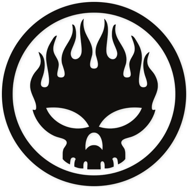 offspring · fire · skull · rock
