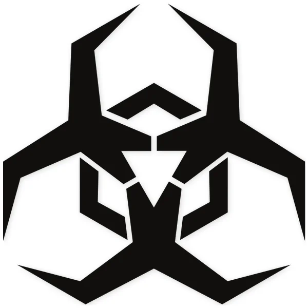 science · contamination · danger · biological · concentric · symbols and heraldry