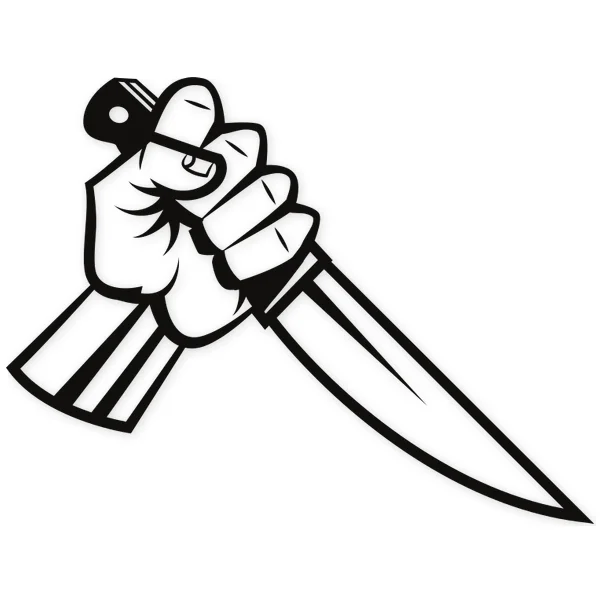 kill · murderer · knife · hand · dead