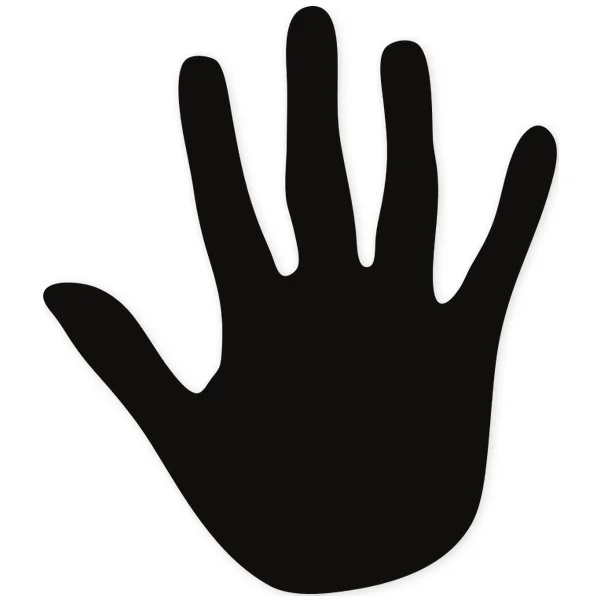 greeting · footprint · hand
