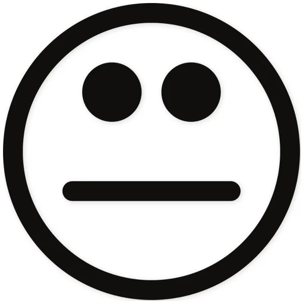 serious · smiley · face