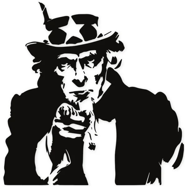 government · uncle sam · usa · mark · finger · hat