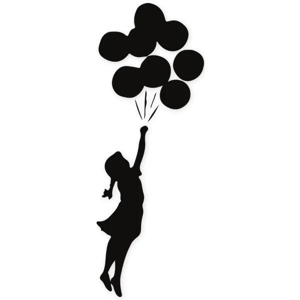 balloon · banksy · graffity · girl · fly