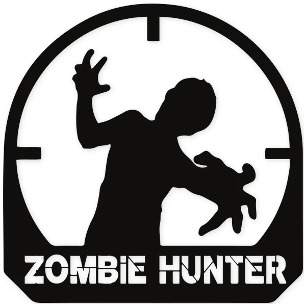 pointer · shot · hunter · zombie · weapon · dead