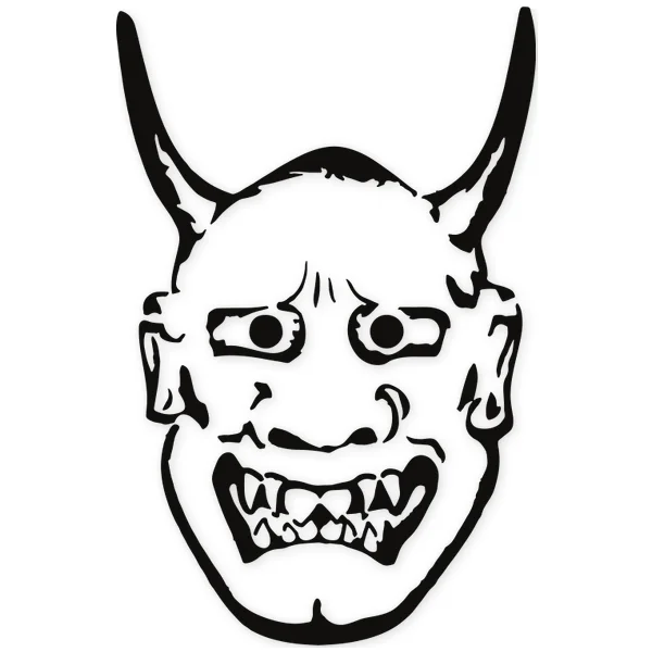 satanic · horns