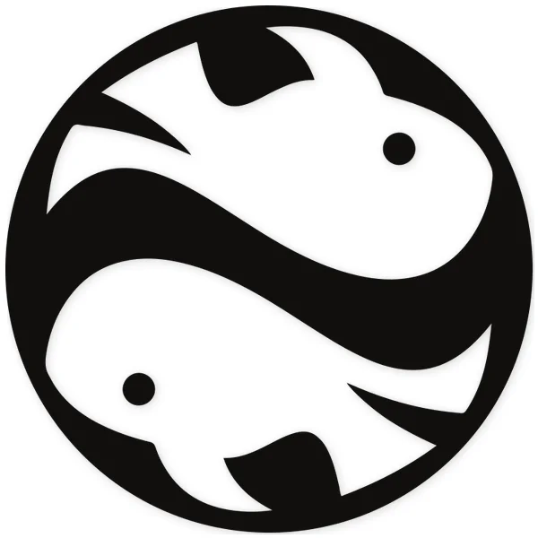 ying yang · aquarius · fishing · swim · oriental