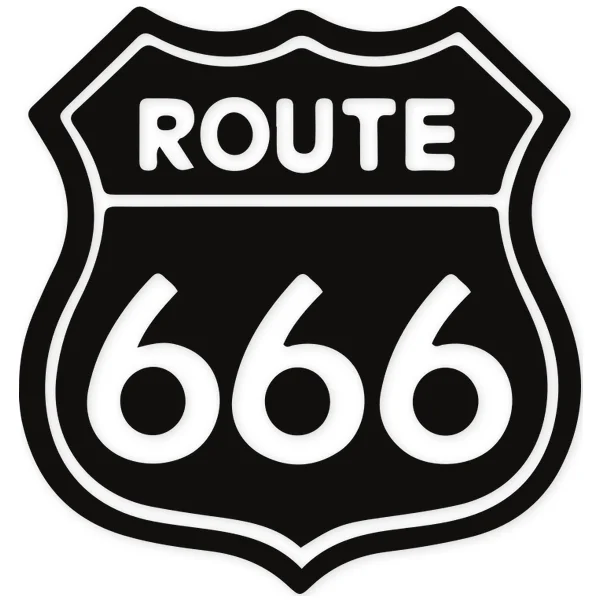 666 · route 666 · ruta · señal