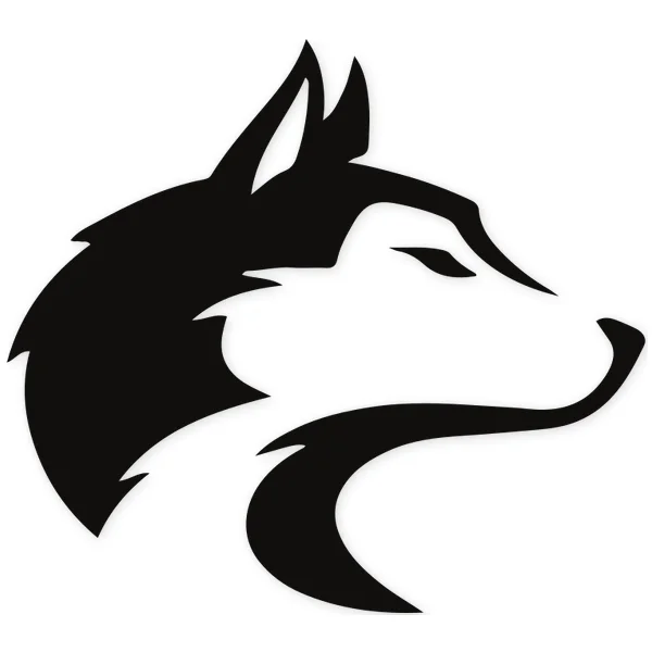 husky · Organic Pattern · mascot