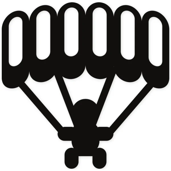 paragliding · parachute · height · fly