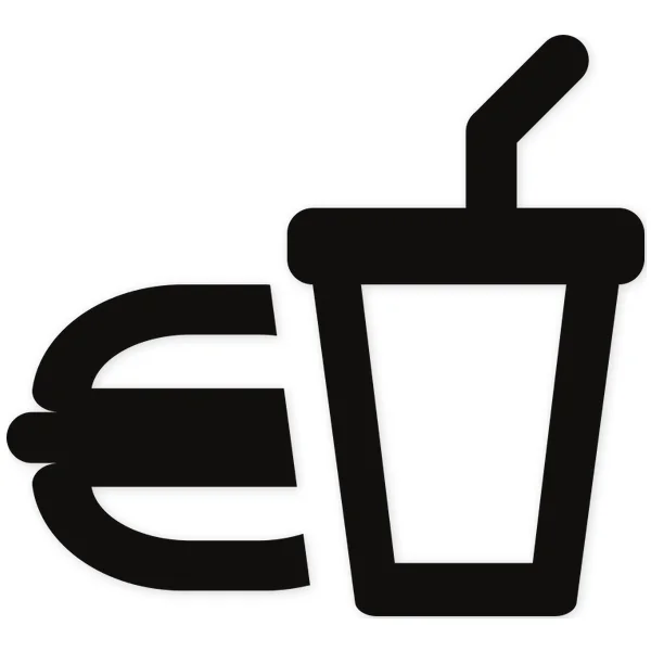soft drink ยท hamburger ยท eat ยท drink ยท food