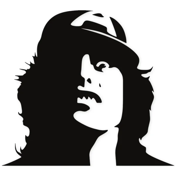 angus · acdc · rock · realistic · face