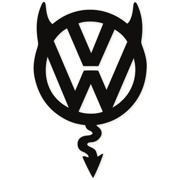 tail · satanic · multivan · california · caravaning · camping · horns · volkswagen · camper · car