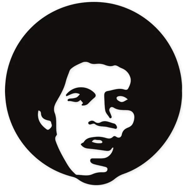 afro · hair · circle · realistic · face