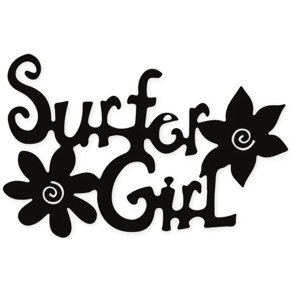 surfer girl · bodyboard · surf · floral · flower · sea