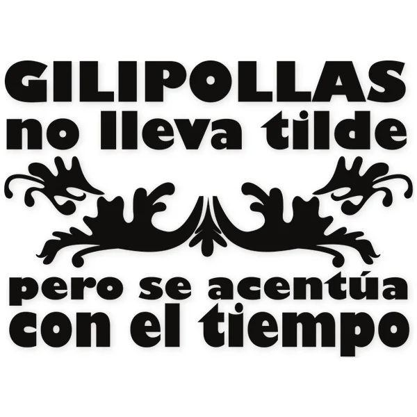 gilipollas · acute