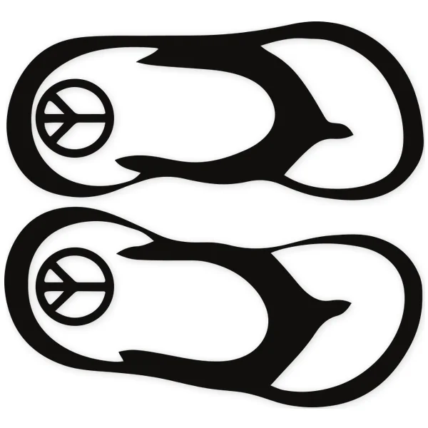 flip flops · peace · beach · love