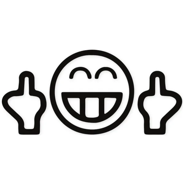 fuckyou ยท fuck off ยท finger ยท smiley ยท gesture ยท icon ยท face