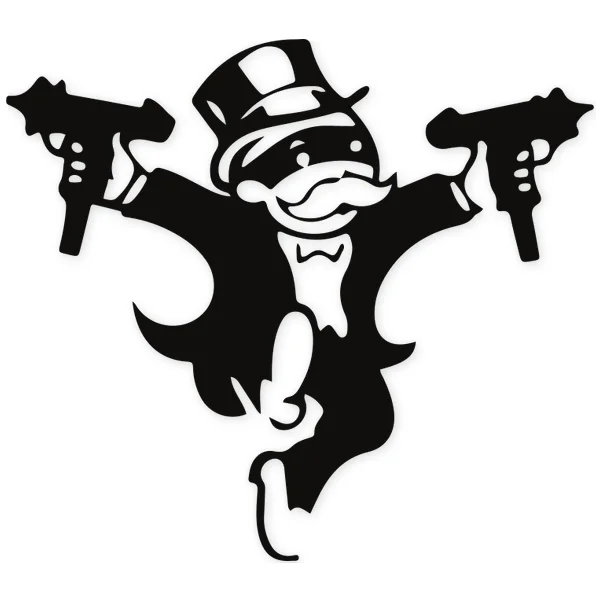 rich · shot · steal · money