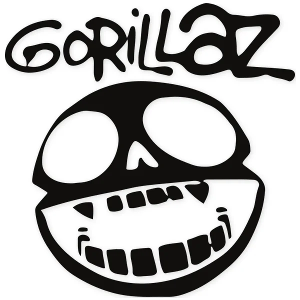 gorillaz · ape · bones · dead