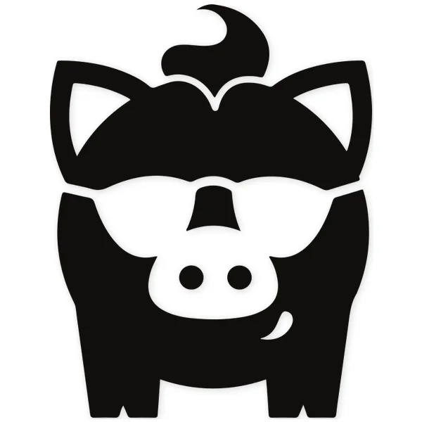 hipster · pig · hair · glasses