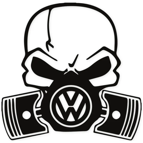 mask · volkswagen · camper · bones · car · dead