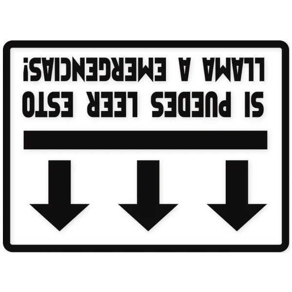 emergencias ยท si puedes leer esto ยท upside down ยท poster ยท multivan ยท california ยท caravaning ยท camping ยท volkswagen ยท camper ยท car