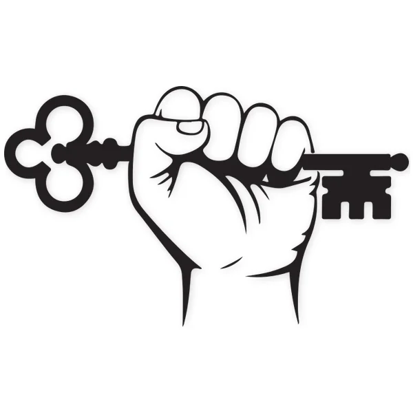key · fist