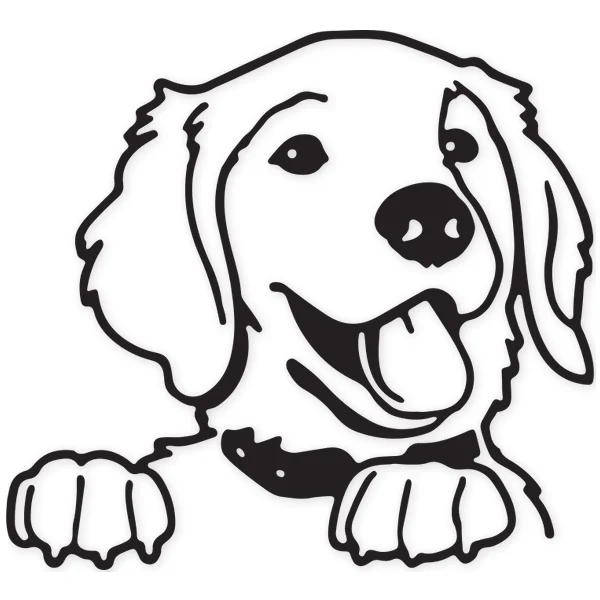 golden retriever · mascot