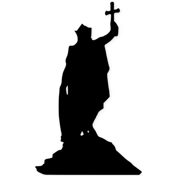 don pelayo · king of asturias · monument · statue