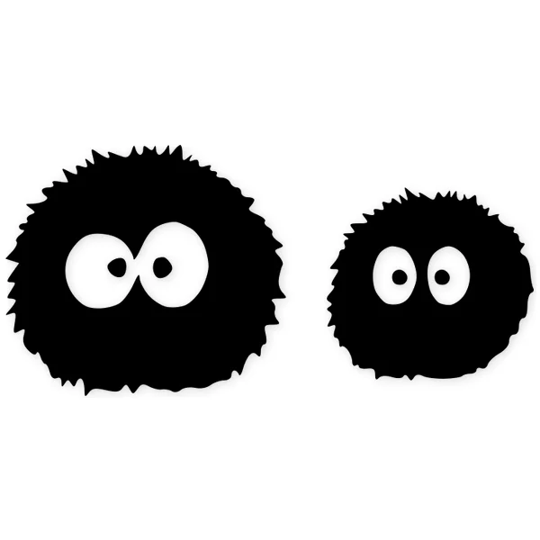fluff · susuwatari · spirited away · japanese · cartoons · kids