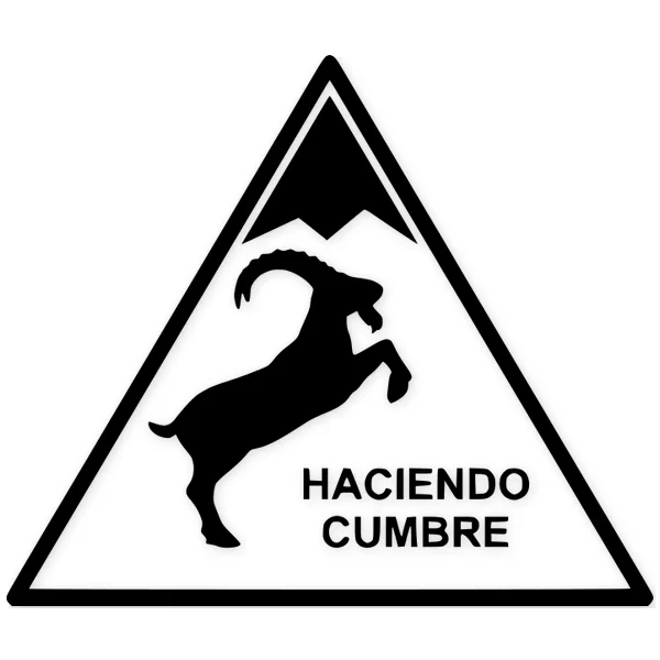 haciendo cumbre · bulder · height · mountain