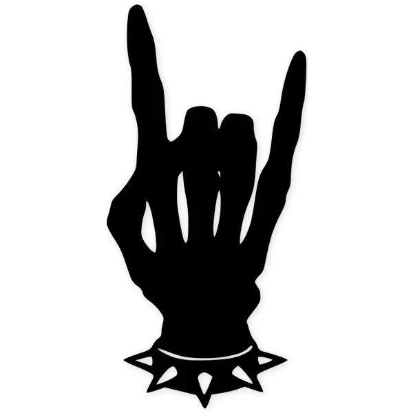 cuernos del rock · rock and roll