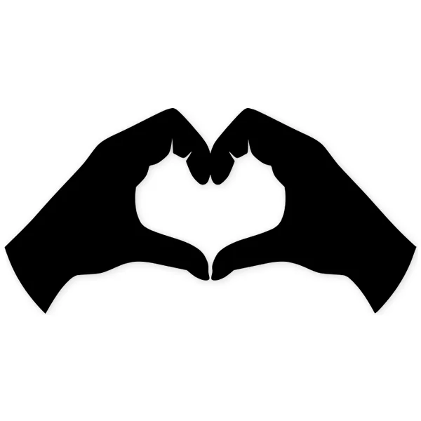 manos · gesto · corazon