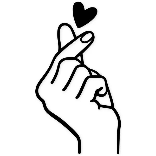 gesto · amor · corazon