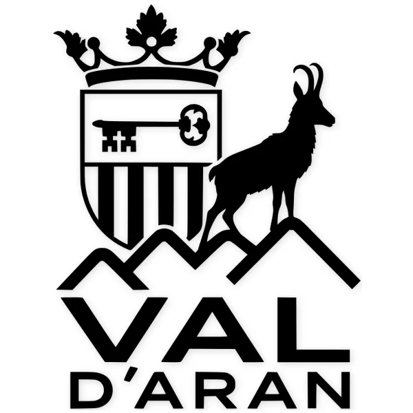 val d'aran · rebeco · llave · corona · escudo · montaña