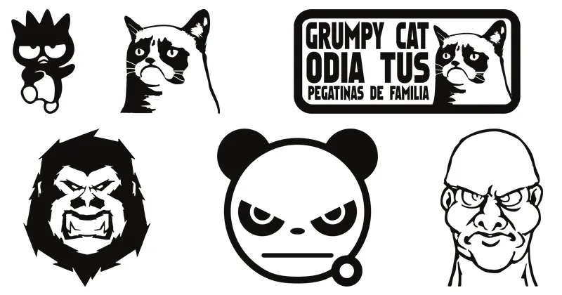 enfadado